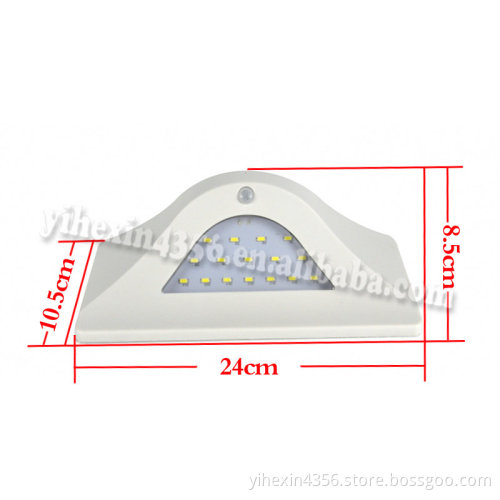 Boruit SL820 Hot Sale Outdoor Garden Solar Led Sensor Wall Lamp